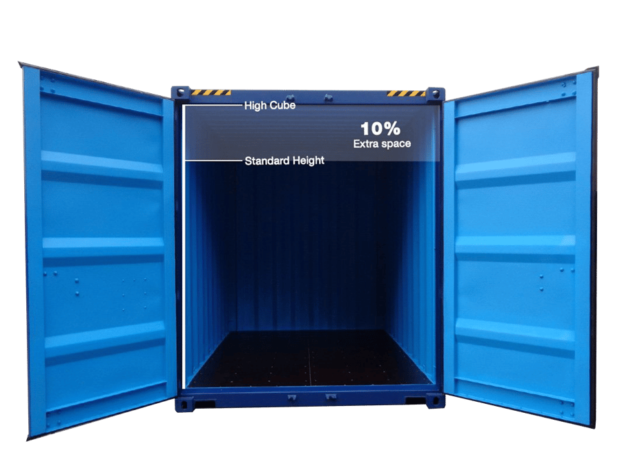 High Cube TITAN Containers 40 foot shipping container new 10 more space