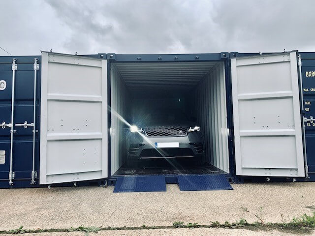 Car Storage - TITAN Containers - Land Rover