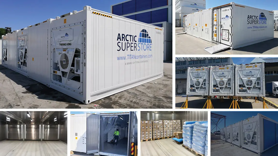 20ft Arctic SuperStore – Modular Cold Rooms for Hire in Ireland