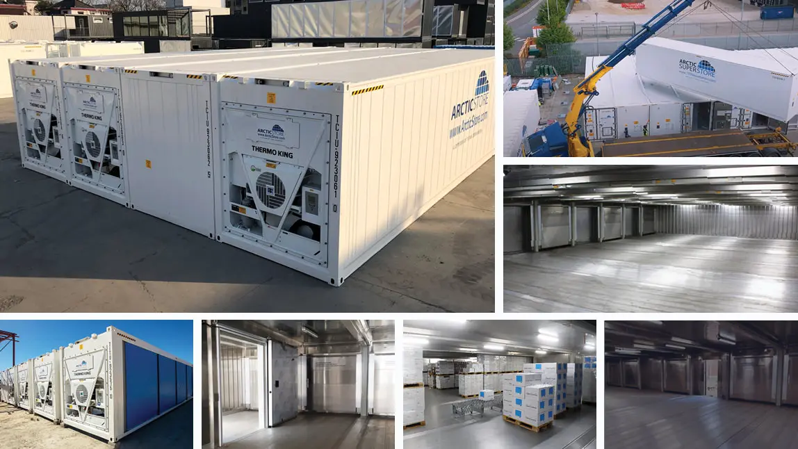 40ft Arctic SuperStore – Modular Cold Rooms for Hire in Ireland