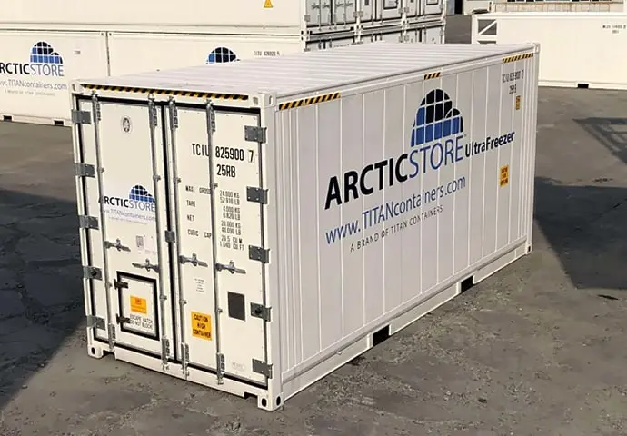 Arctic Ultrafreezer Cold Storage - Ultra Low Temperatures - Refrigerated Containers for Hire