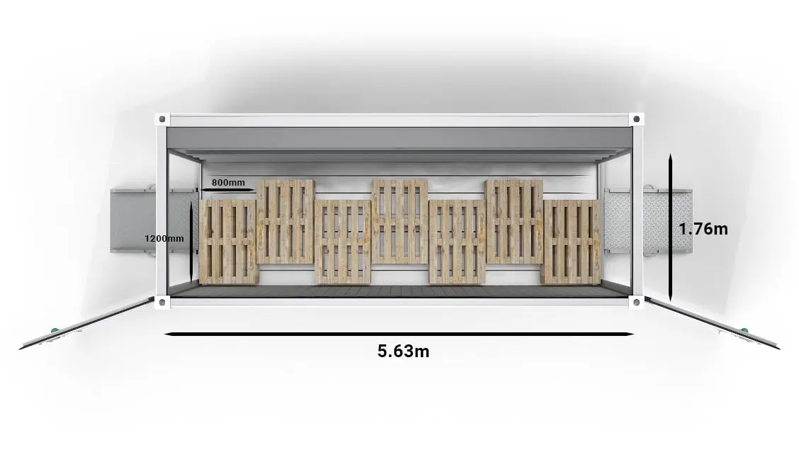 ArcticBlast 10ft Euro Pallets