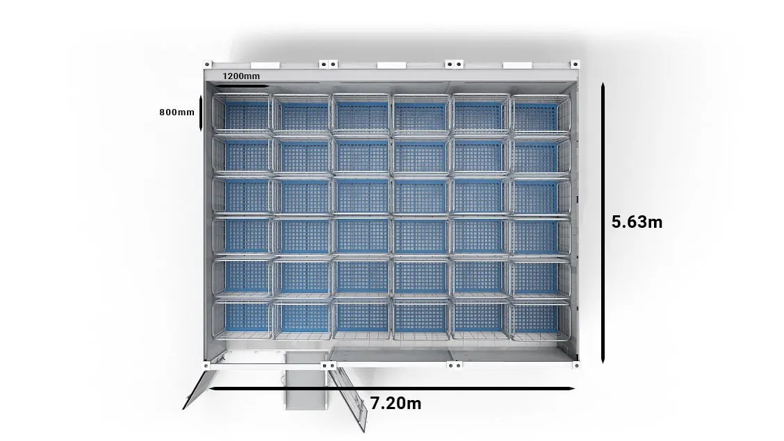 Arctic SuperStore 20ft Trolleys