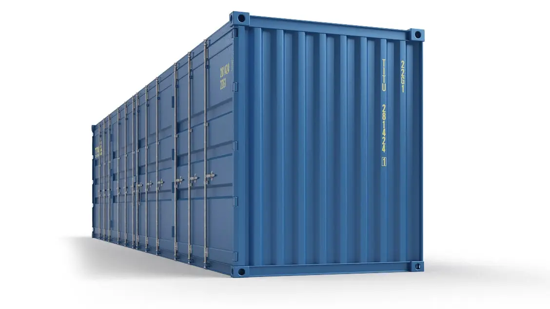 40ft High Cube Side Door Containers for Hire