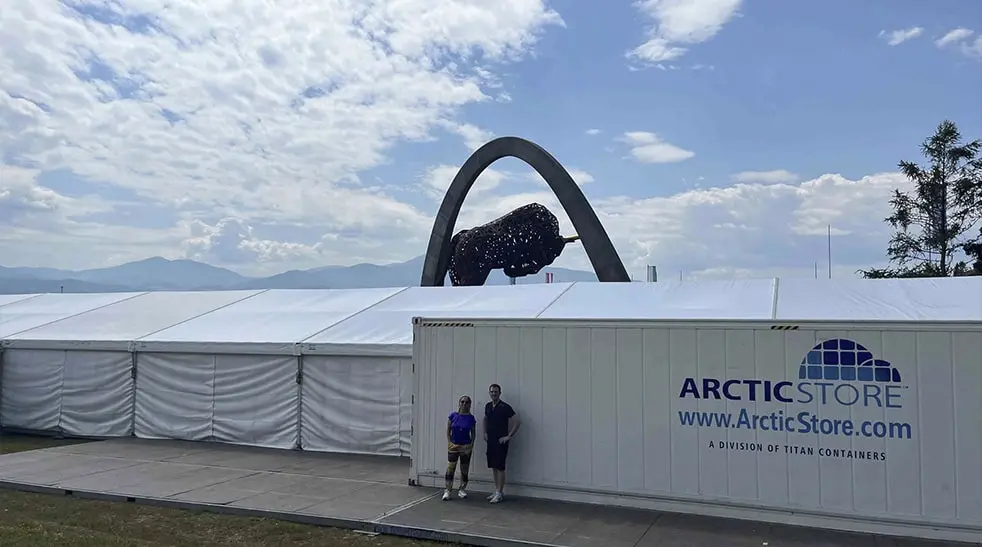 Cold Storage at Austrian Formula 1 Race –Refrigerated Containers