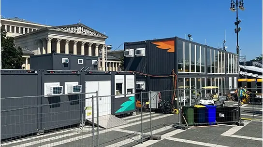 Office Containers for World Athletics Championship in Budapest