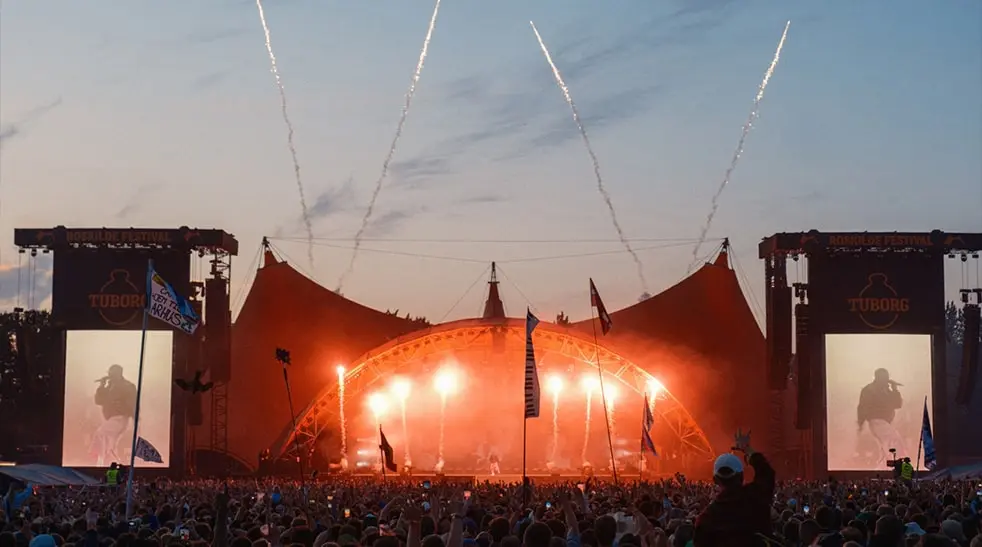 Roskilde Festival – Cold Storage. Refrigerated Containers