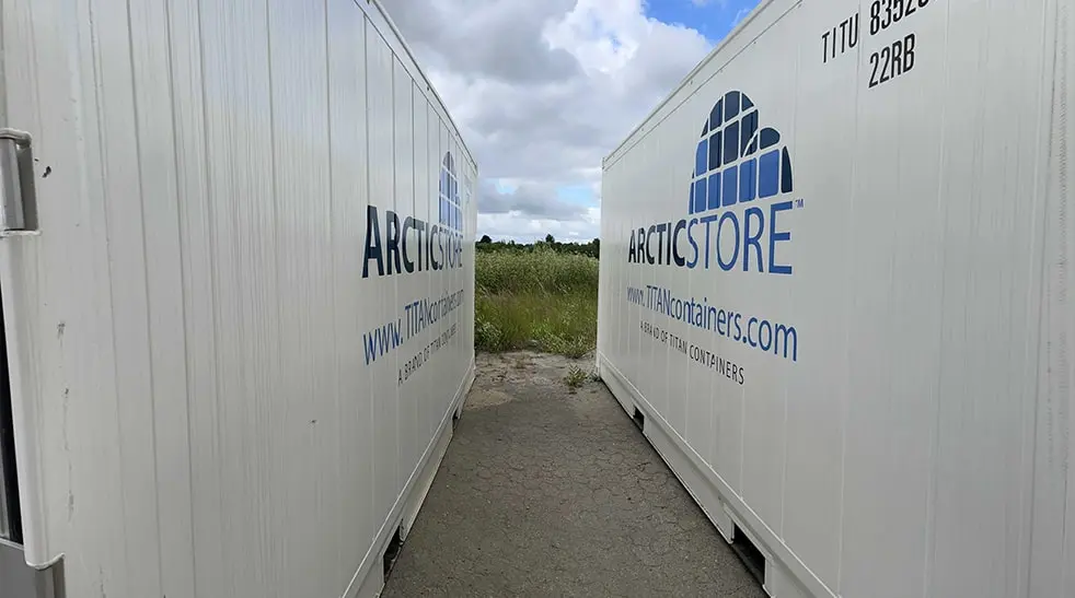 Roskilde Festival – Cold Storage. Refrigerated Containers