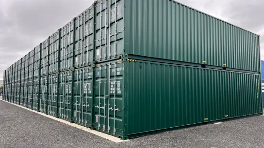 Green 40ft Storage Container