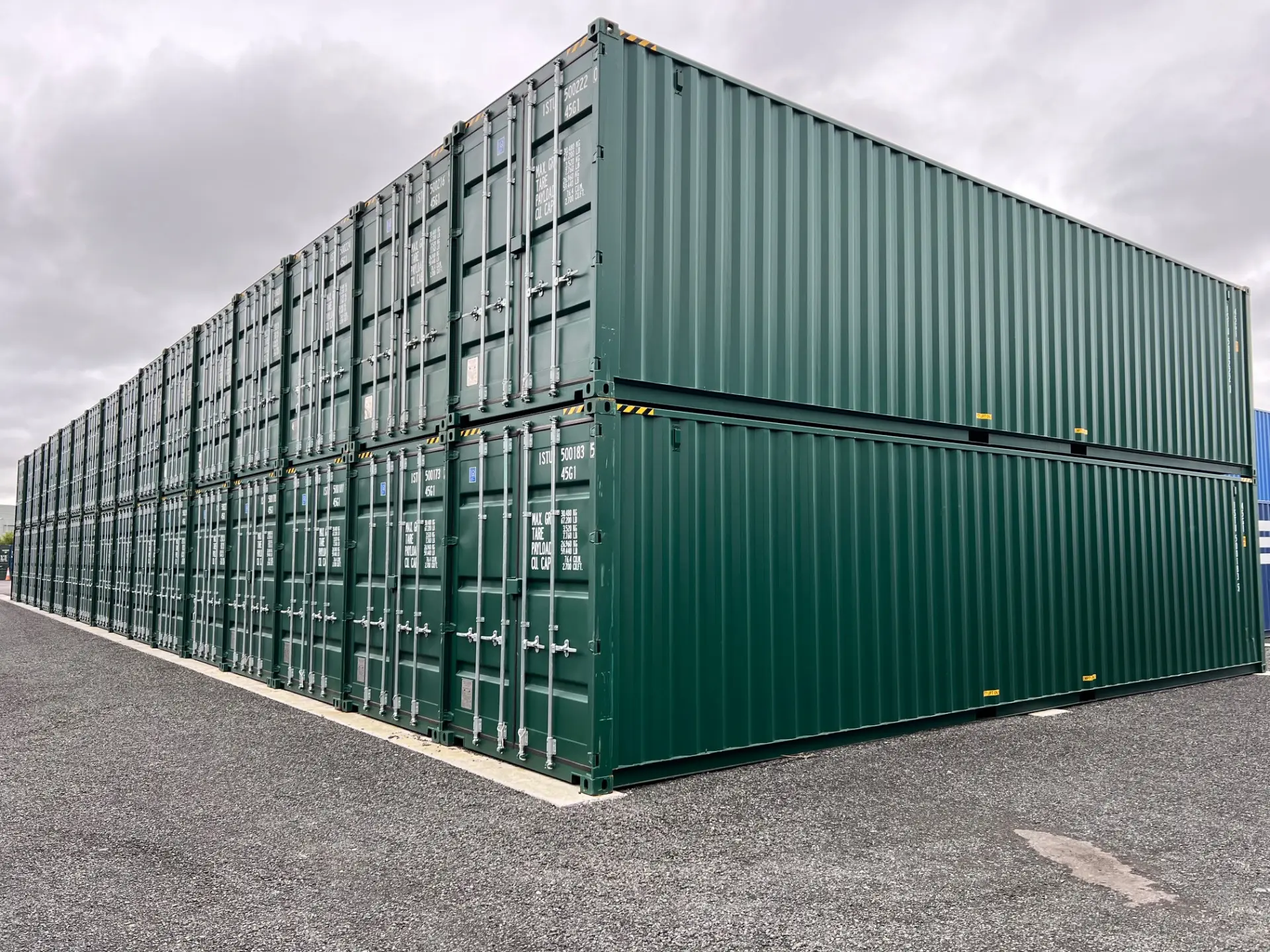 Green 40ft Storage Container