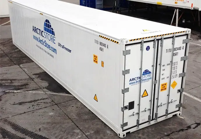 Arctic Ultrafreezer Cold Storage - Ultra Low Temperatures - Refrigerated Containers for Hire