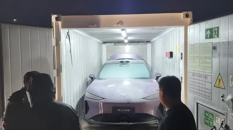 Chery Automobile EV battery testing with a TITAN ArcticStore in Turpan, China