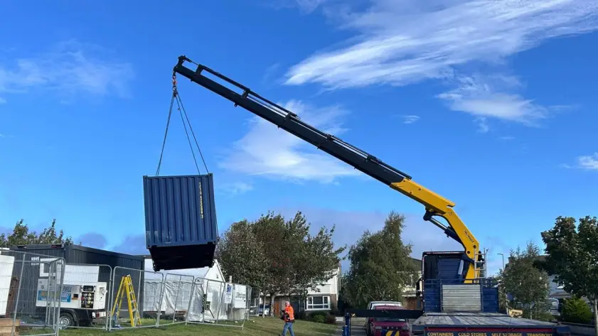 TITAN containers supporting DIY SOS Ireland