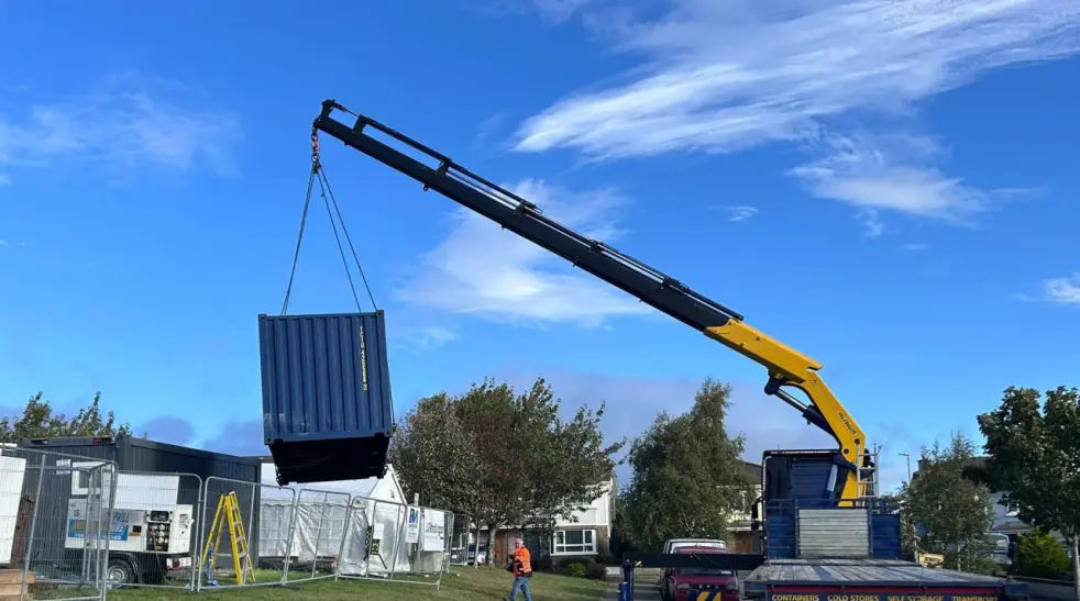 TITAN containers supporting DIY SOS Ireland